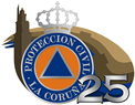 Logo conmemorativo del 25 aniversario de la agrupacion-
